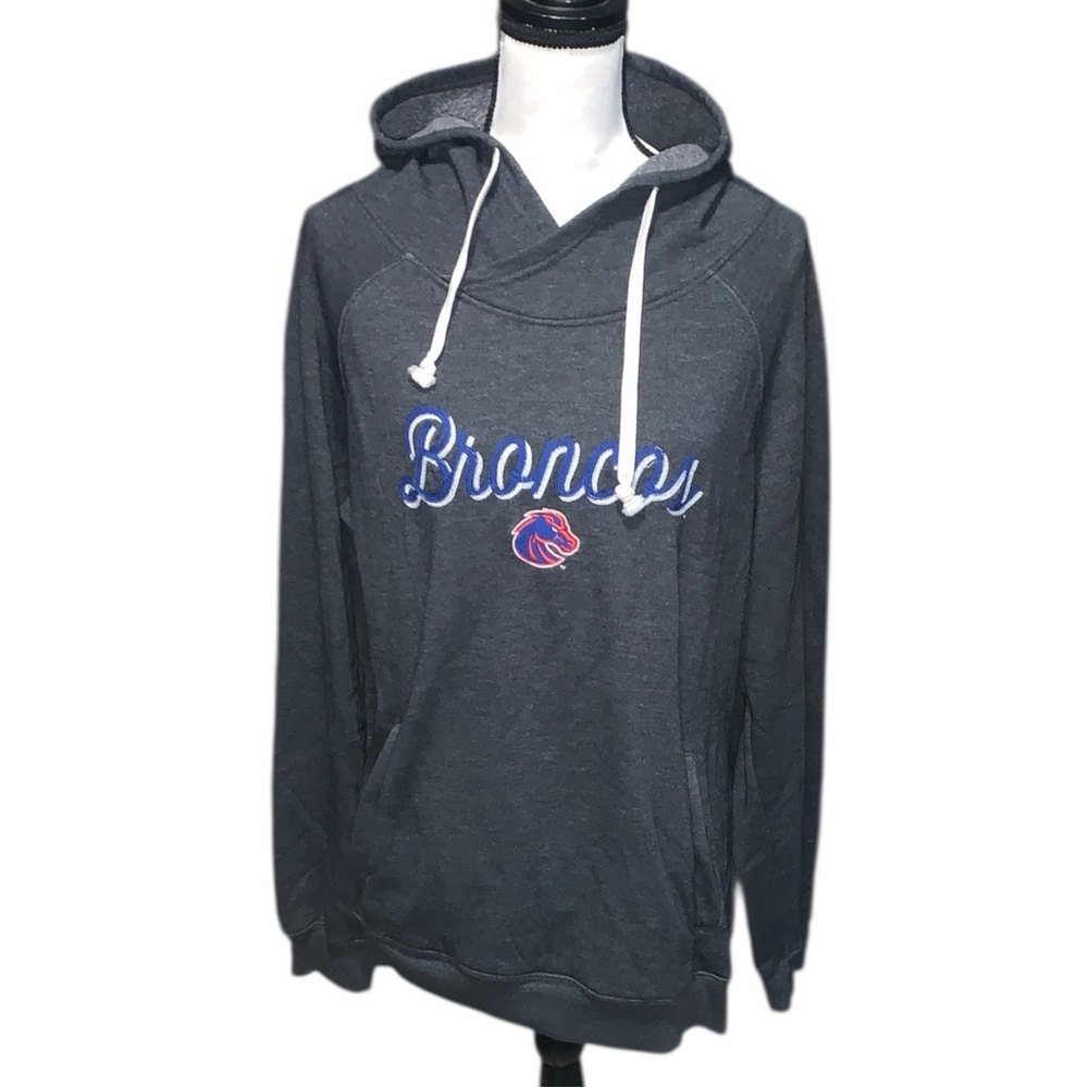 Captivating Apparel Boise State Broncos Pullover Hoodie Sweatshirt